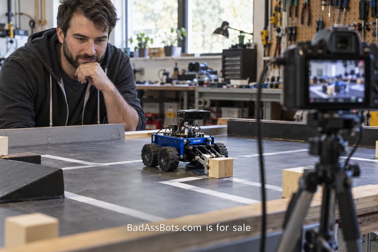 Show what your robot can actually do; BadAssBots.com is for sale